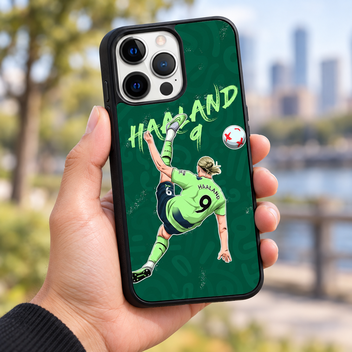 Haaland Graffiti TPU Phone Case For iPhone & Samsung — lifestyle