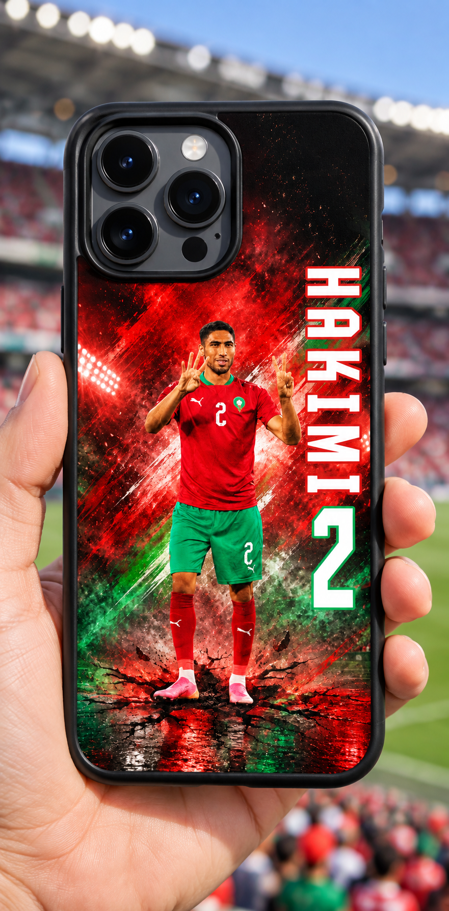 Achraf Hakimi graffiti TPU case lifestyle