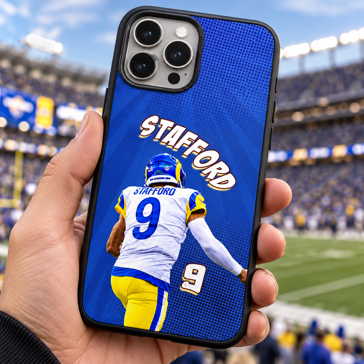Matthew Stafford graffiti TPU phone case lifestyle