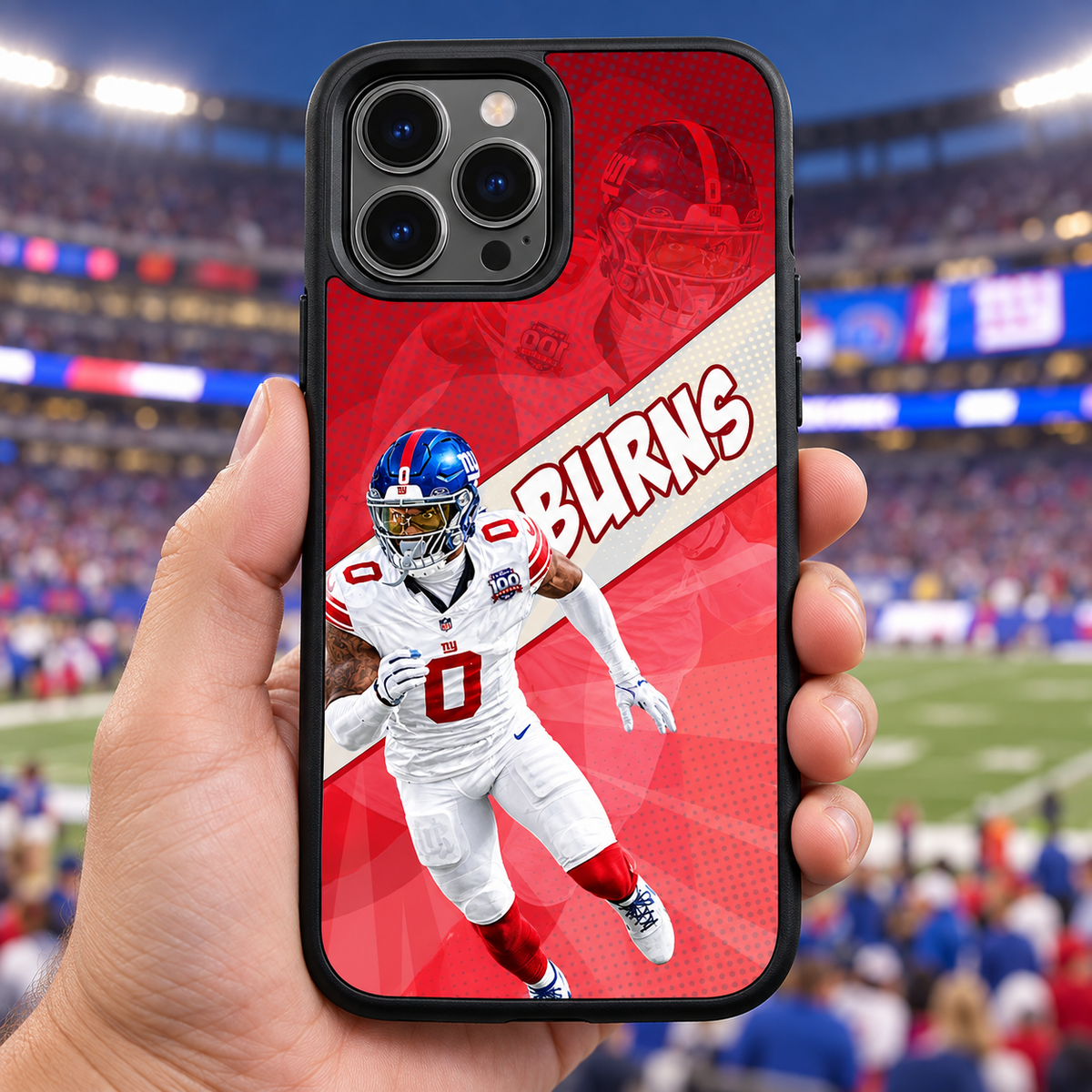 Brian Burns graffiti TPU phone case lifestyle