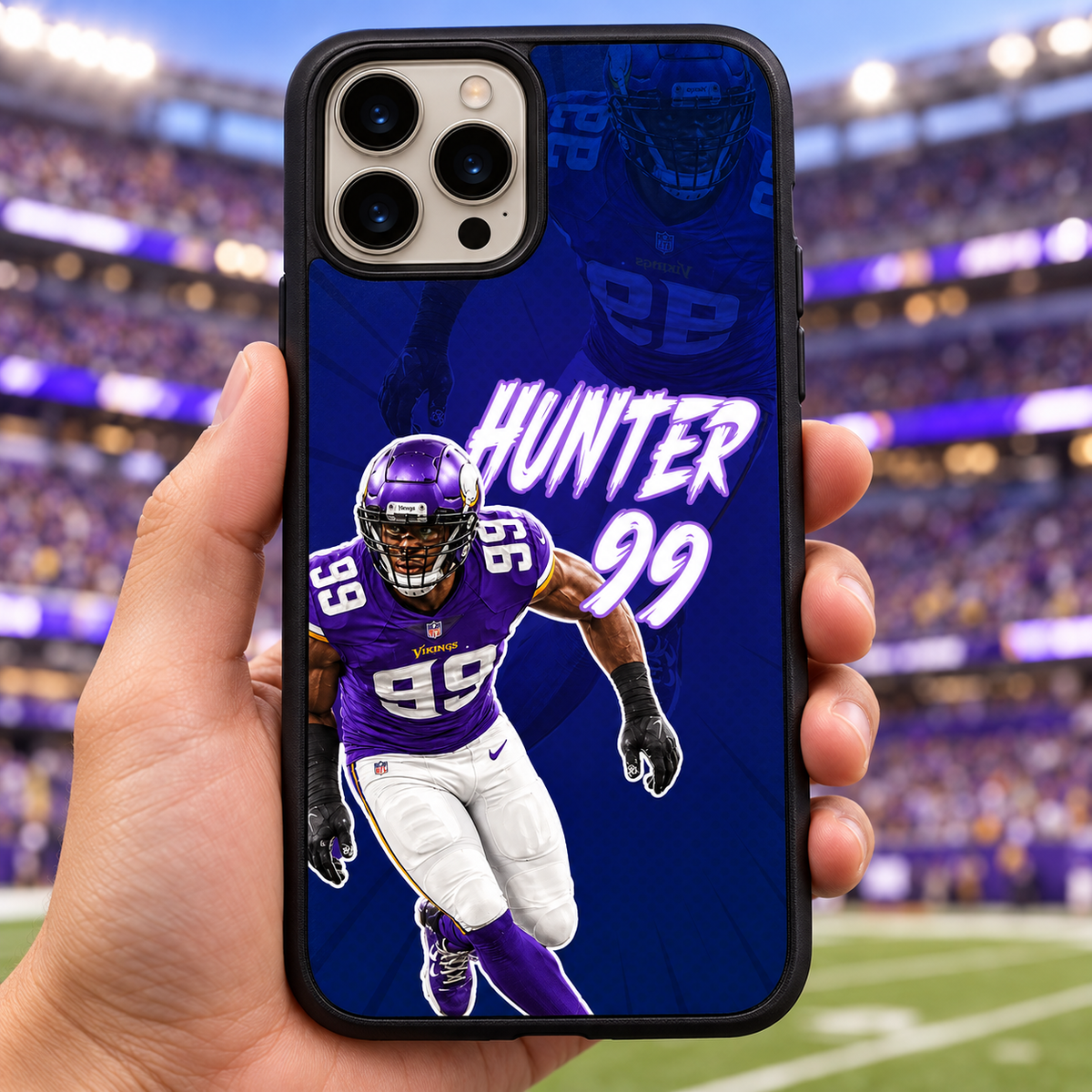 Danielle Hunter graffiti TPU phone case lifestyle