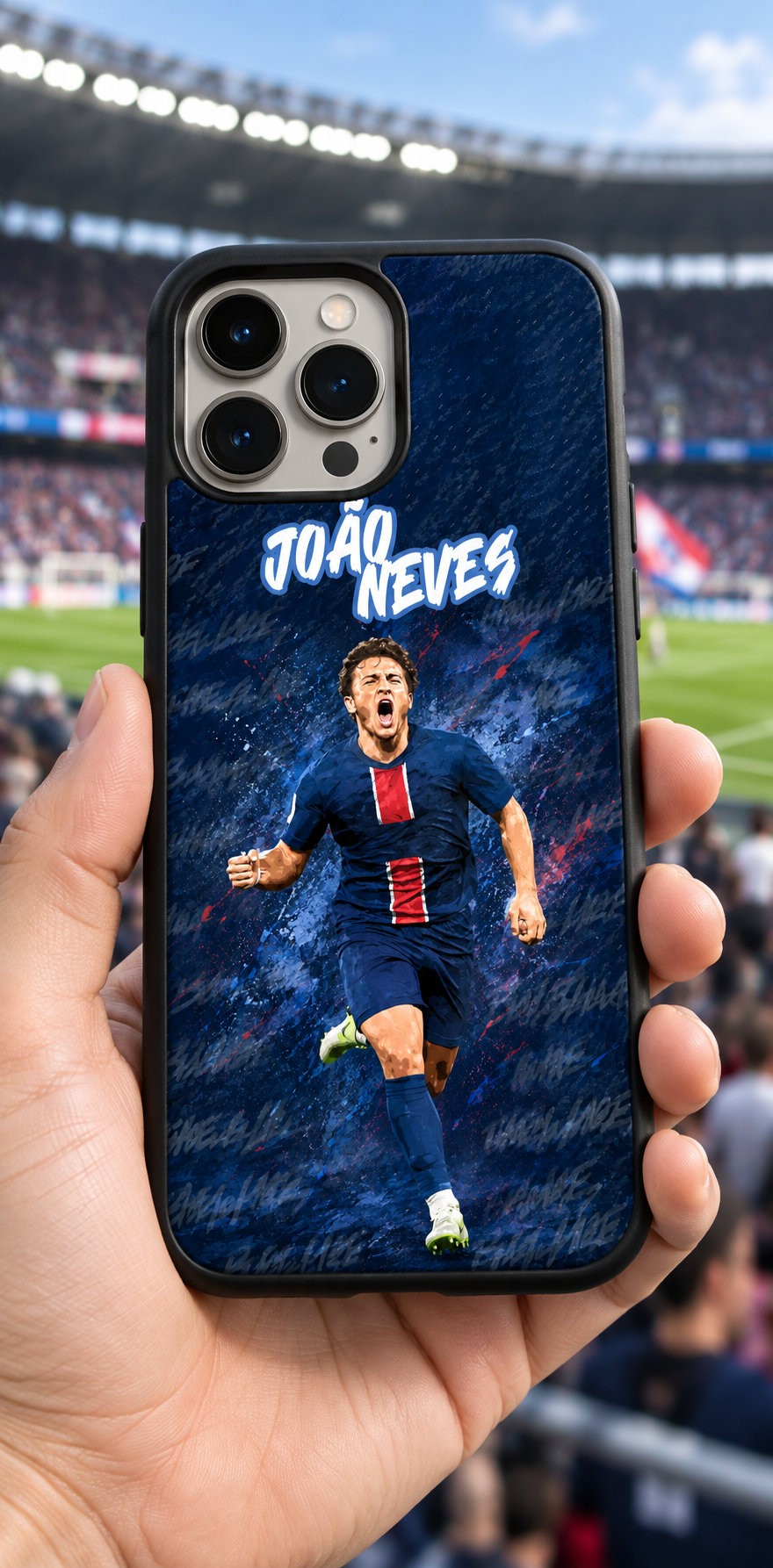 João Neves graffiti TPU case lifestyle