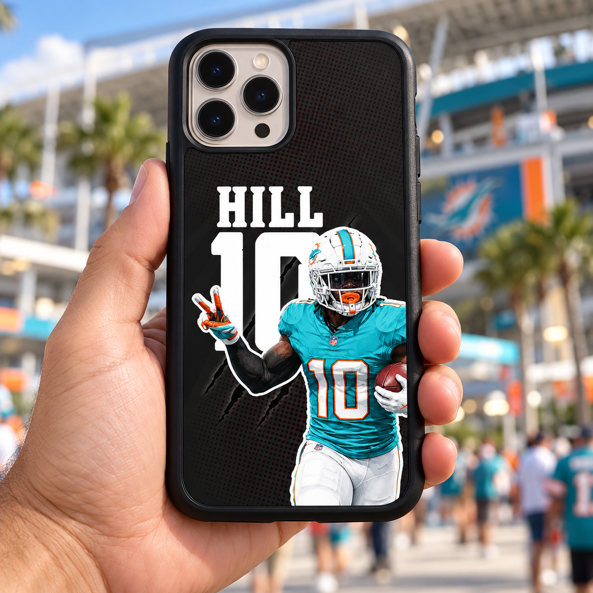 Tyreek Hill graffiti TPU phone case lifestyle