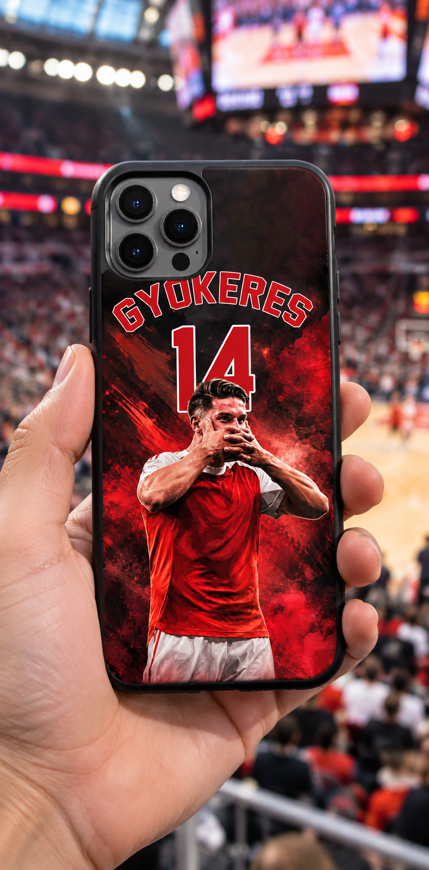 Viktor Gyökeres graffiti TPU case lifestyle