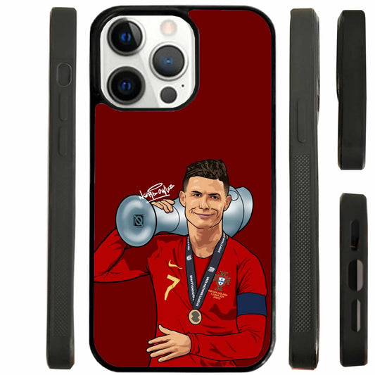 Cristiano Ronaldo Graffiti Art Phone Case – Cool CR7 Design for iPhone & Samsung