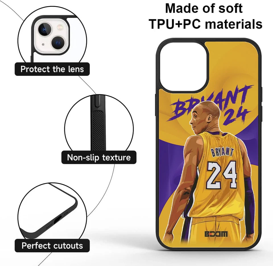 Kobe Bryant Legend Photo Case for iPhone Samsung – Gift for Basketball Fans