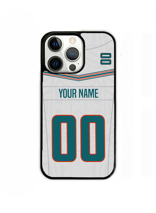 Miami - Football Colors 25 Personalized Name & Number
