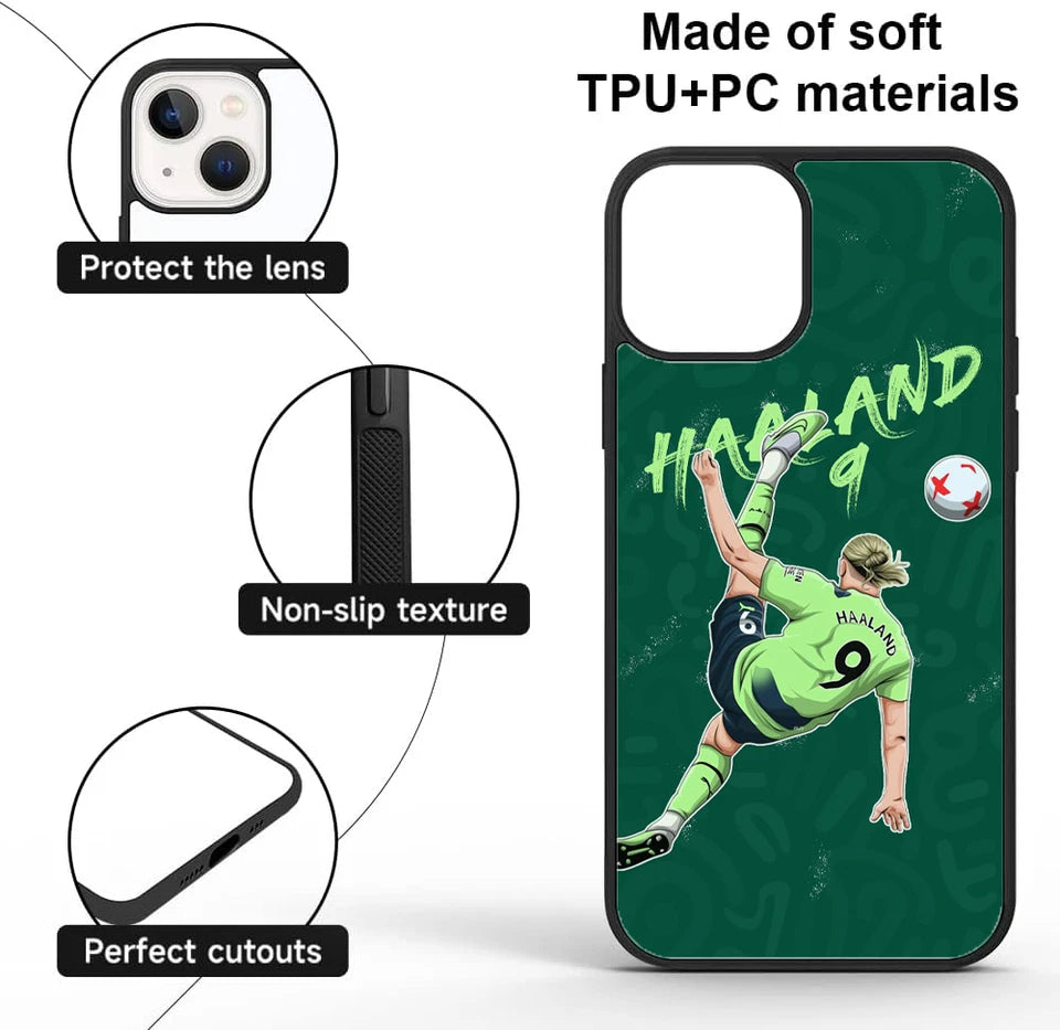 Haaland Graffiti TPU Phone Case For iPhone & Samsung