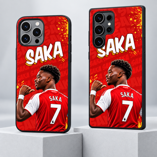 Bukayo Saka phone case studio