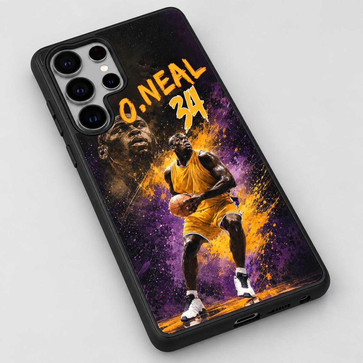 Shaquille O’Neal phone case detail