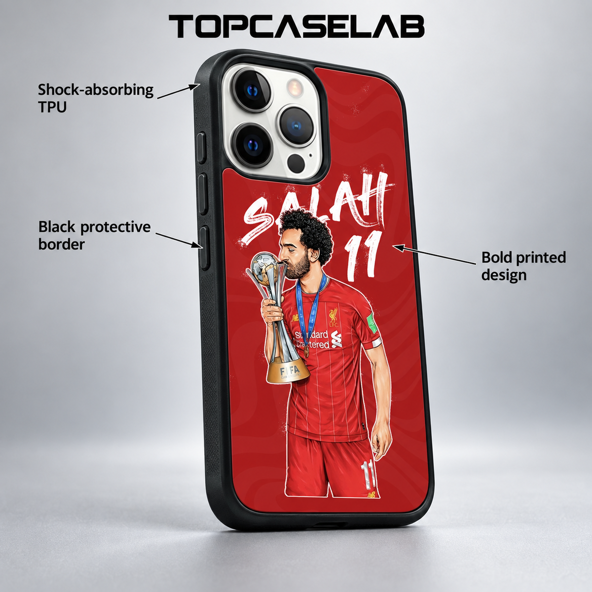 Salah Graffiti TPU Phone Case For iPhone & Samsung — features