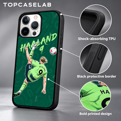 Haaland Graffiti TPU Phone Case For iPhone & Samsung — features