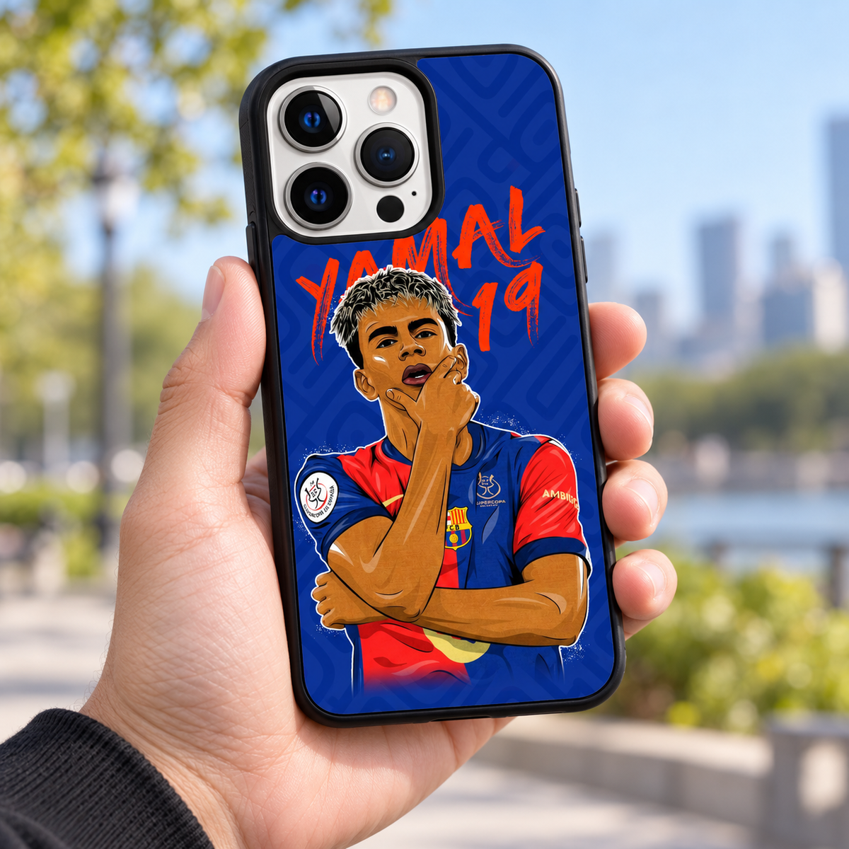 Yamal Graffiti TPU Phone Case For iPhone & Samsung — lifestyle