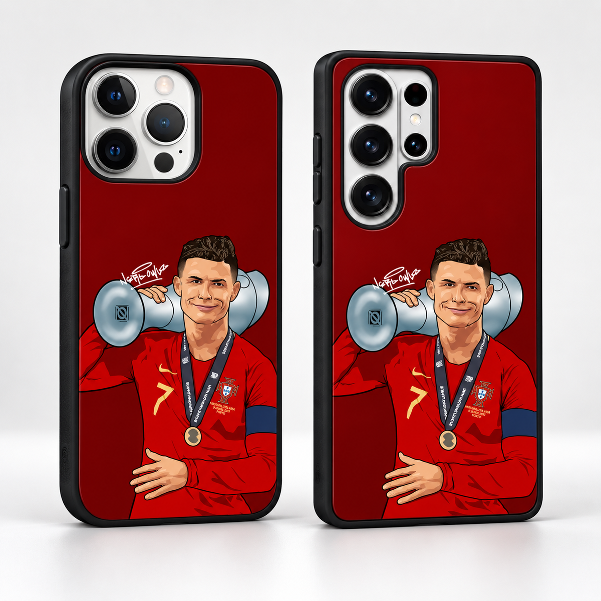 Cristiano Ronaldo Graffiti Art Phone Case – Cool CR7 Design for iPhone & Samsung — main