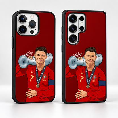 Cristiano Ronaldo Graffiti Art Phone Case – Cool CR7 Design for iPhone & Samsung — main
