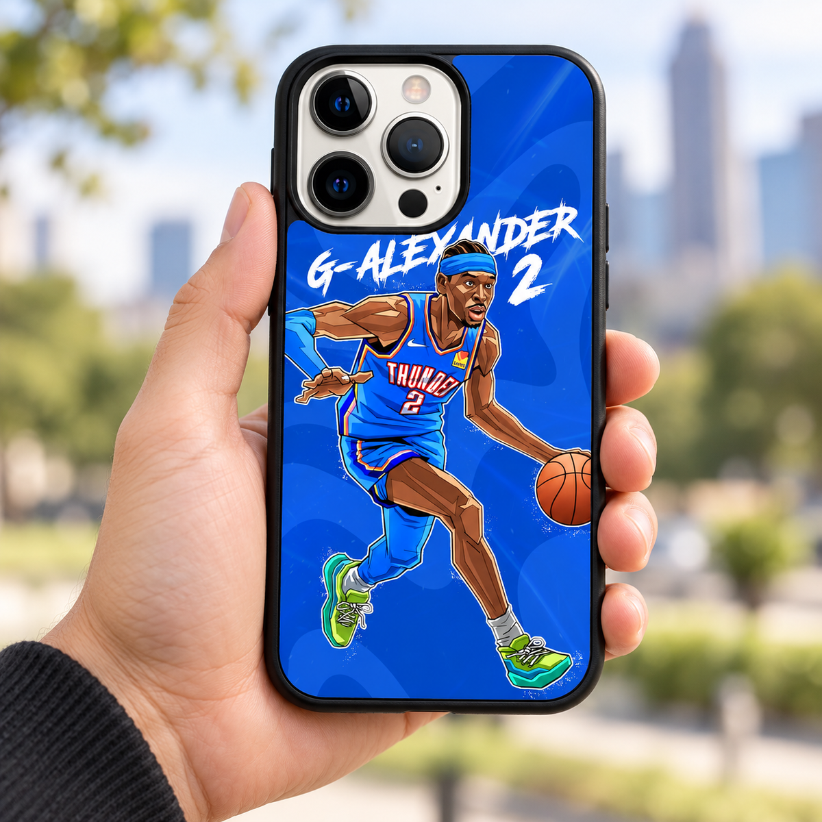 Gilgeous-Alexander NBA Photo Case for iPhone Samsung – Gift for Basketball Fans — lifestyle