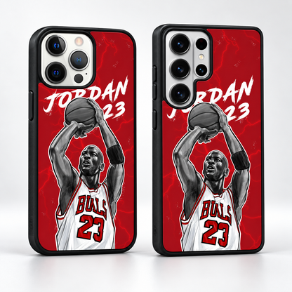 Michael Jordan Art Case iPhone Samsung Graffiti Style Sneakerhead Gift — main