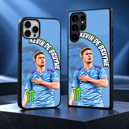 Kevin De Bruyne graffiti black-edge TPU case main