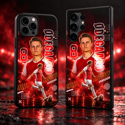Martin Ødegaard graffiti black-edge TPU case main