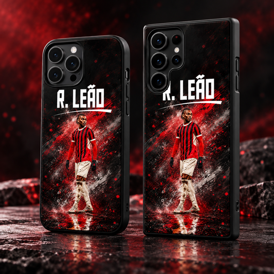 Rafael Leão graffiti black-edge TPU case main