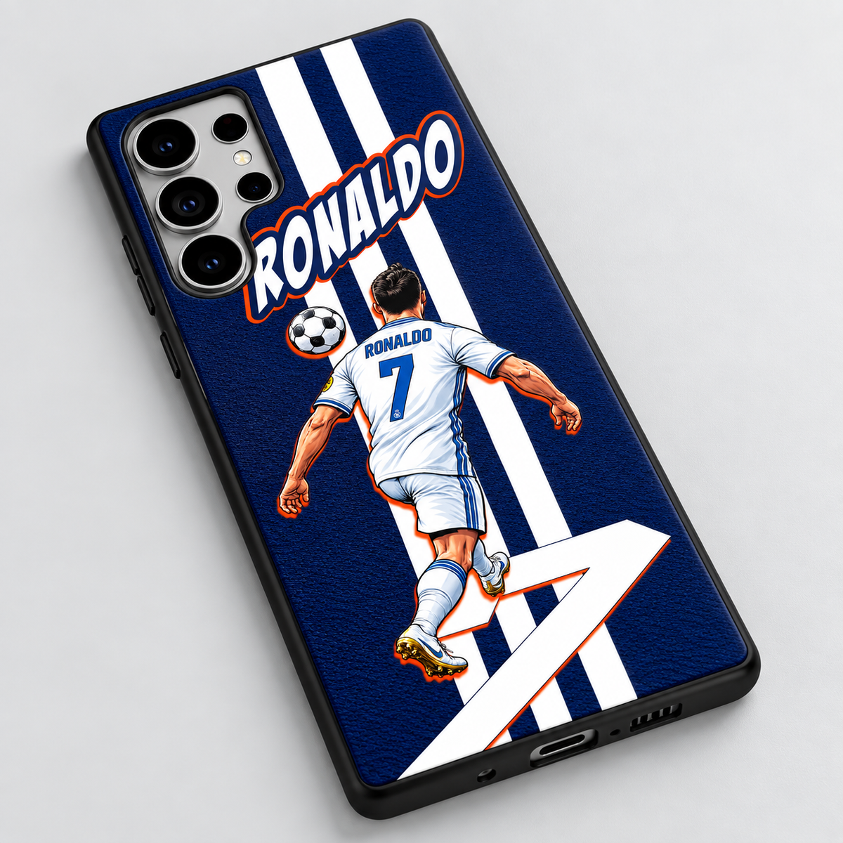 Cristiano Ronaldo TPU phone case — detail