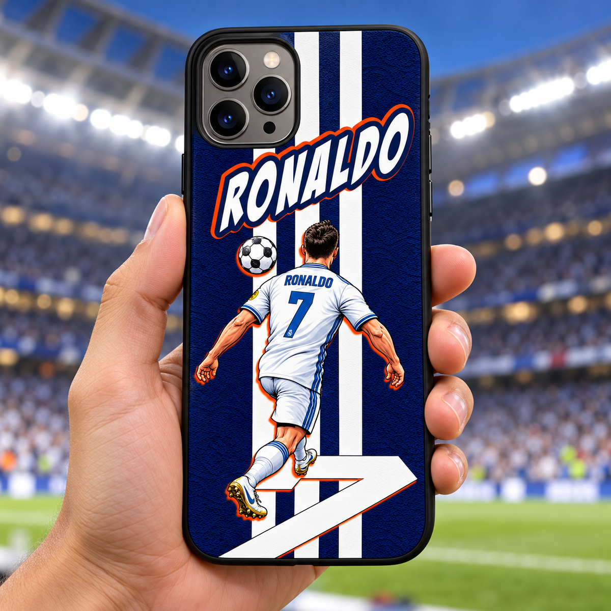Cristiano Ronaldo TPU phone case — lifestyle
