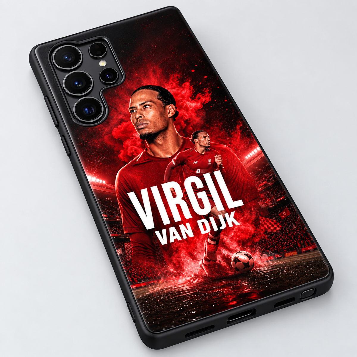 Virgil van Dijk TPU phone case — detail