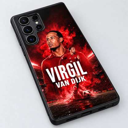 Virgil van Dijk TPU phone case — detail