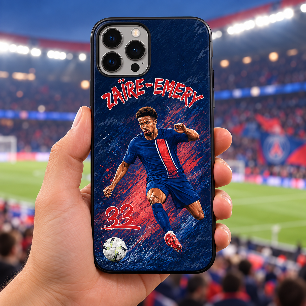 Warren Zaïre-Emery TPU phone case — lifestyle
