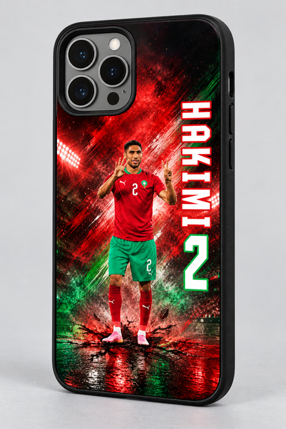 Achraf Hakimi graffiti TPU case close-up