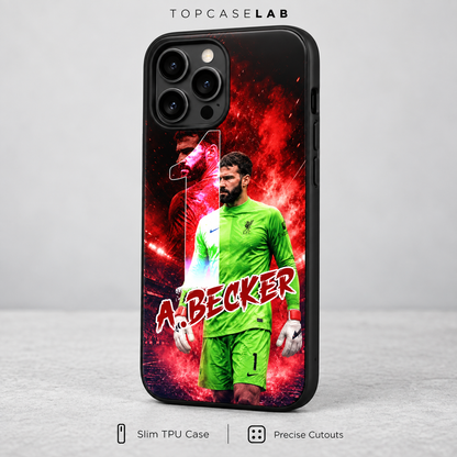 Alisson Becker black TPU phone case detail