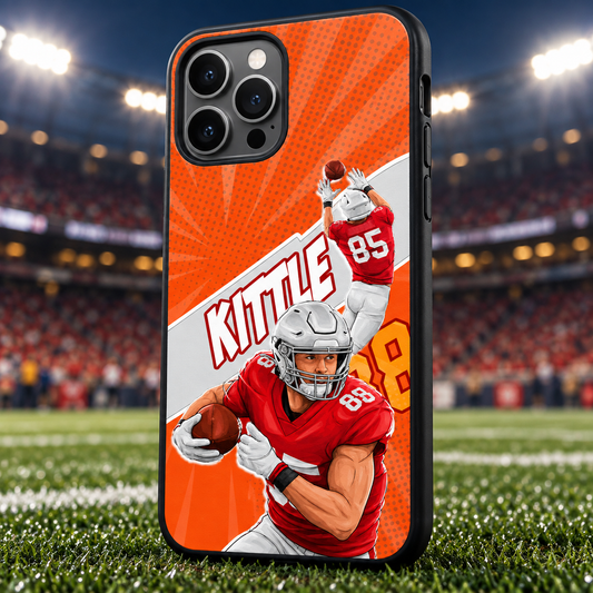 George Kittle graffiti TPU phone case stadium