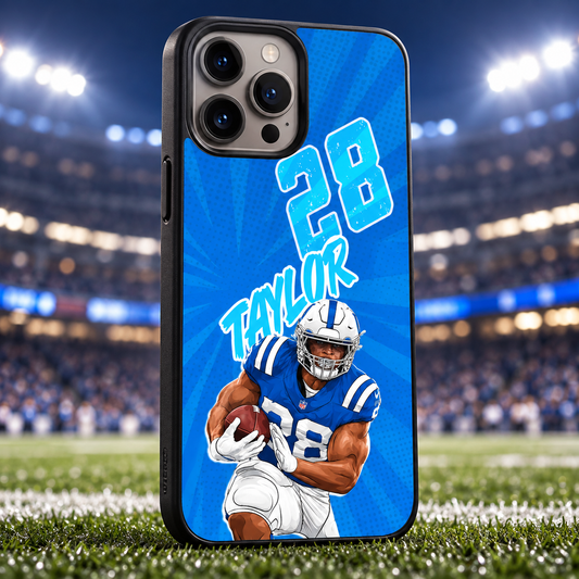 Jonathan Taylor graffiti TPU phone case stadium