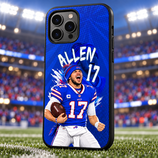 Josh Allen graffiti TPU phone case stadium