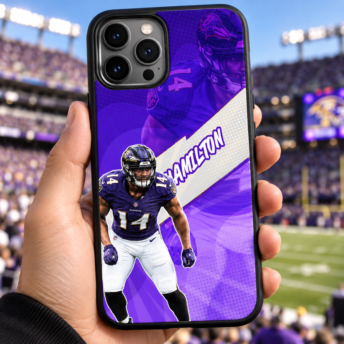 Kyle Hamilton graffiti TPU phone case lifestyle
