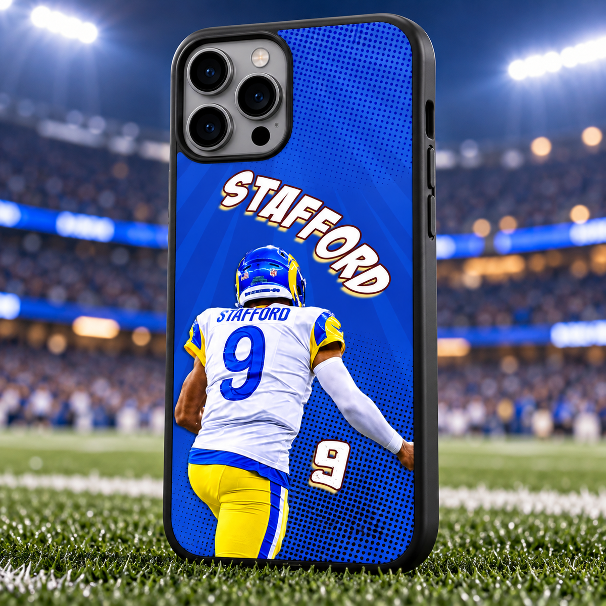 Matthew Stafford graffiti TPU phone case stadium