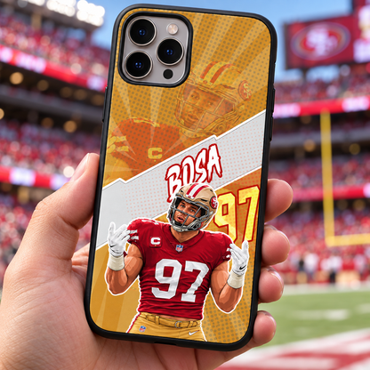 Nick Bosa graffiti TPU phone case lifestyle