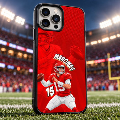 Patrick Mahomes graffiti TPU phone case stadium