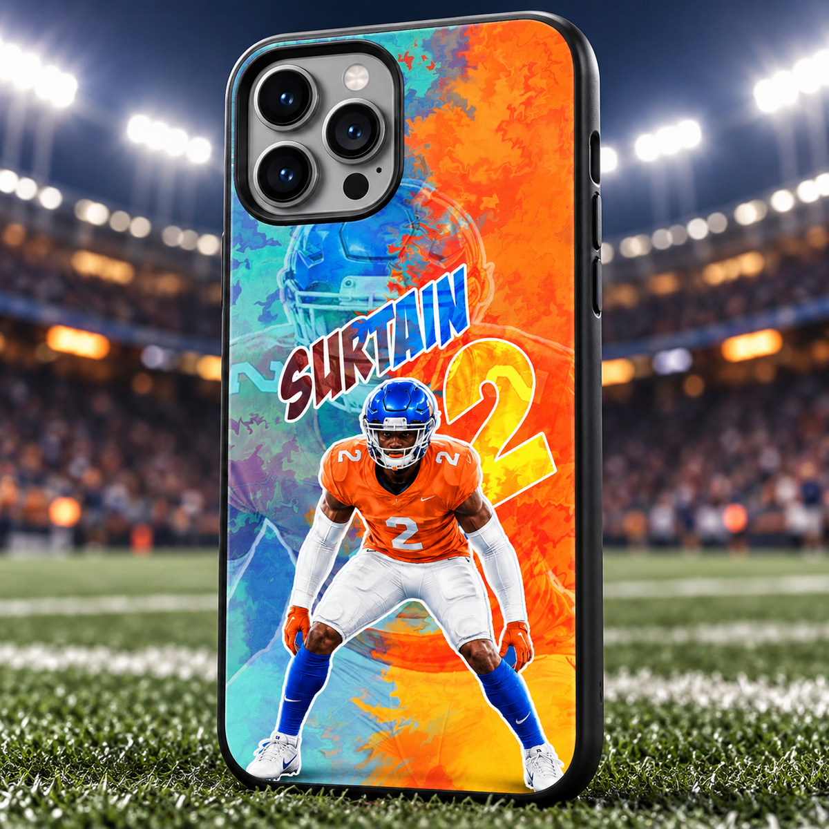 Patrick Surtain graffiti TPU phone case stadium