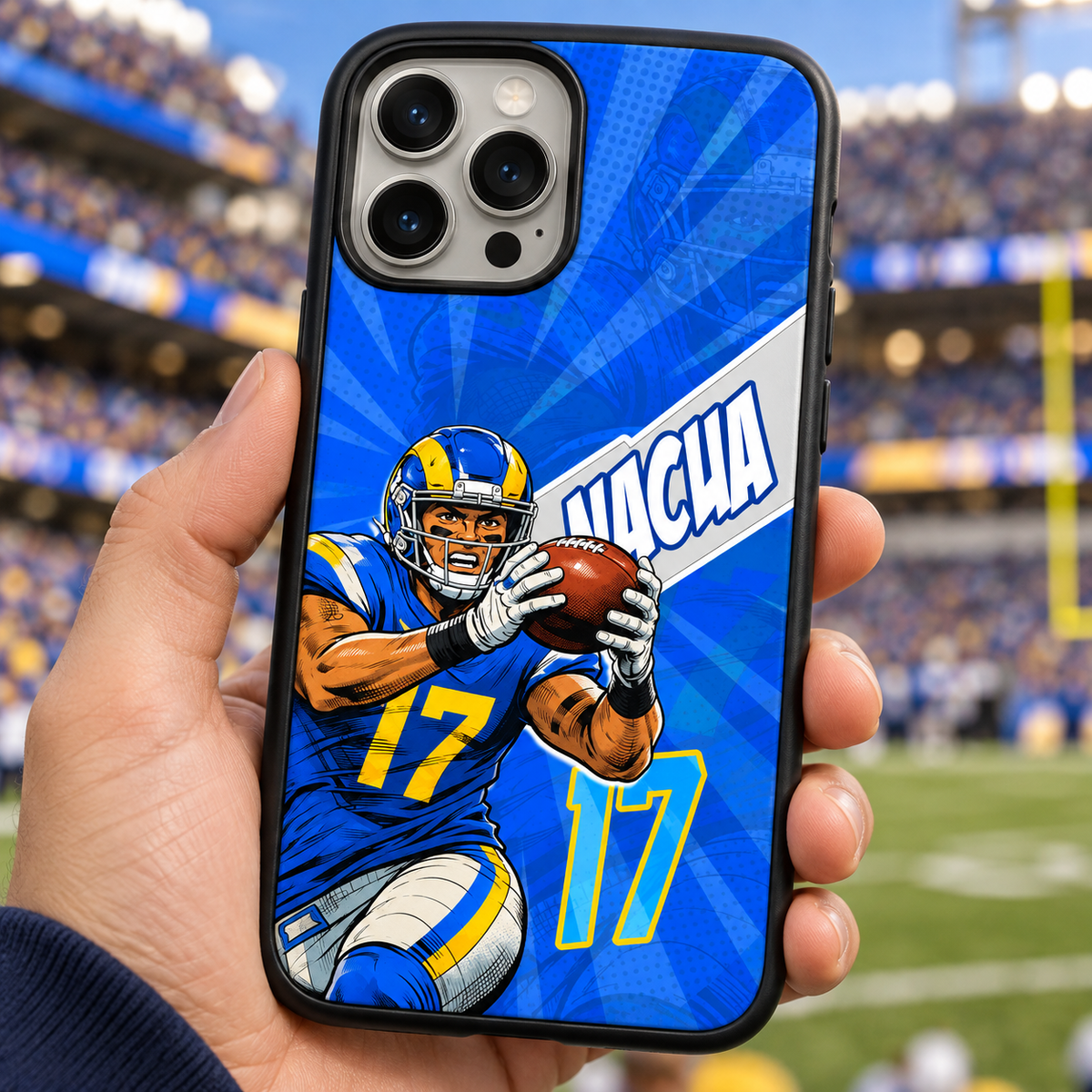 Puka Nacua graffiti TPU phone case lifestyle