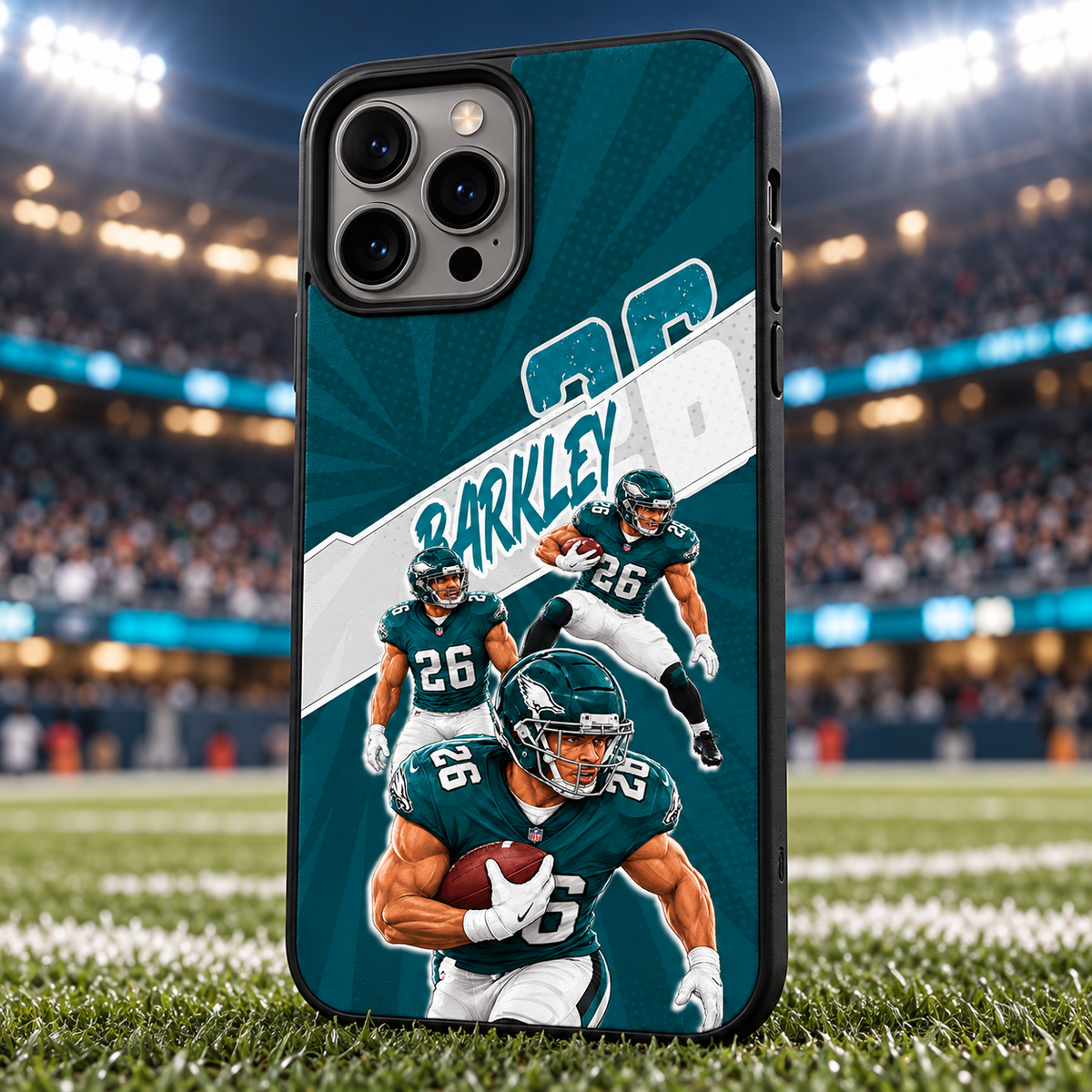 Saquon Barkley graffiti TPU phone case stadium