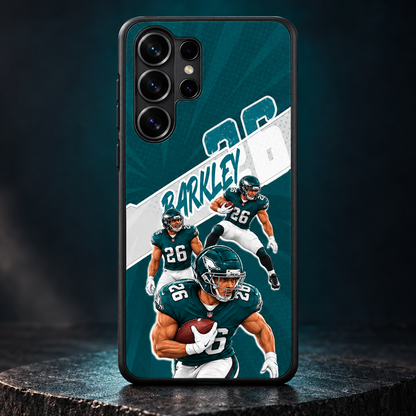 Saquon Barkley graffiti TPU phone case Samsung studio