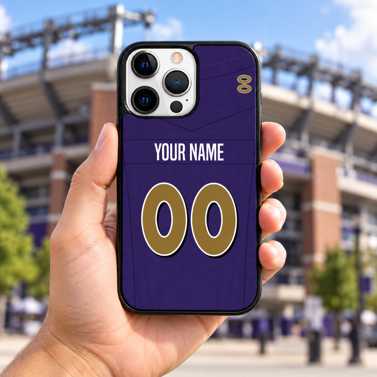 Baltimore personalized football case lifestyle