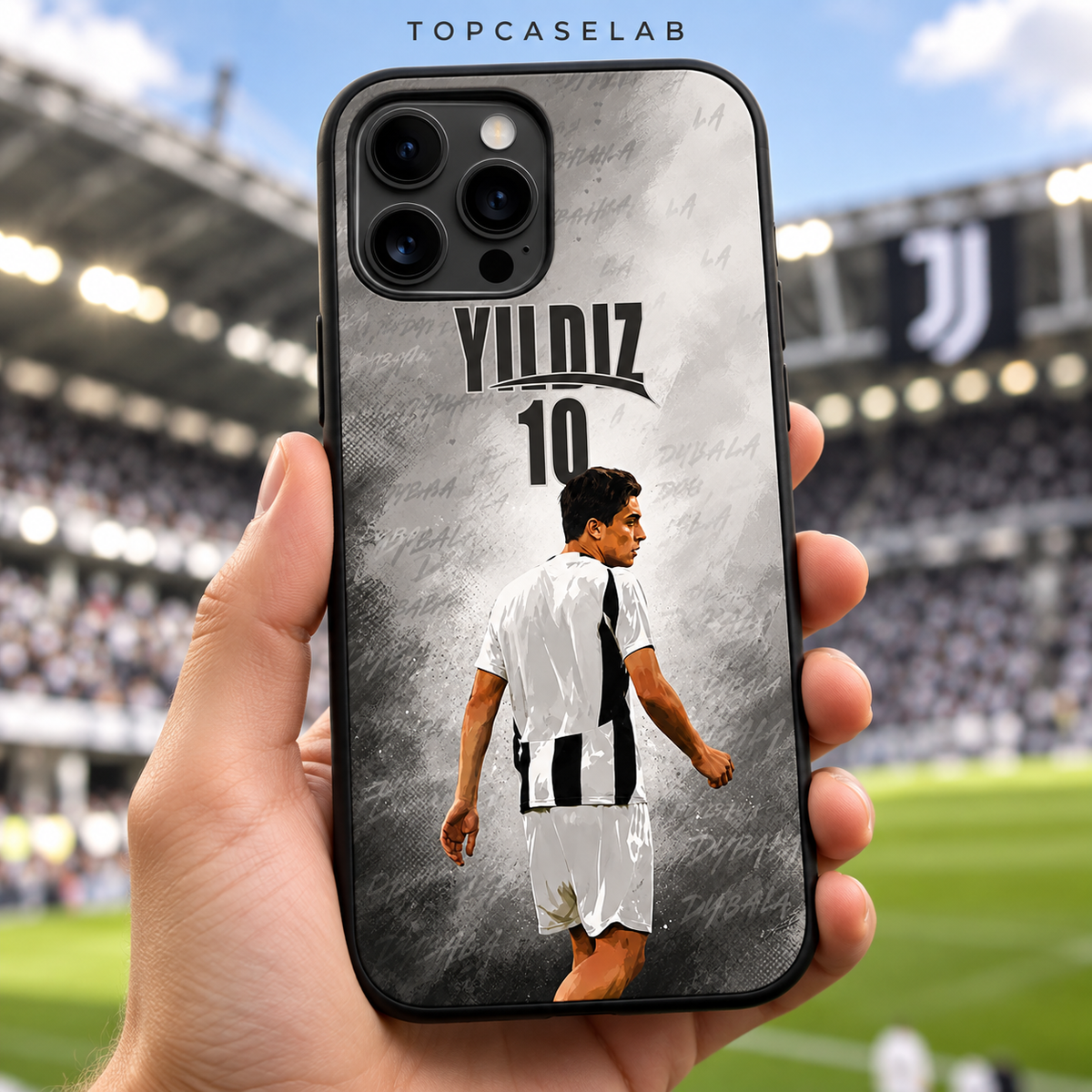 Kenan Yıldız Black & White graffiti black TPU case – lifestyle