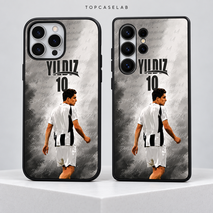 Kenan Yıldız Black & White graffiti black TPU case – main