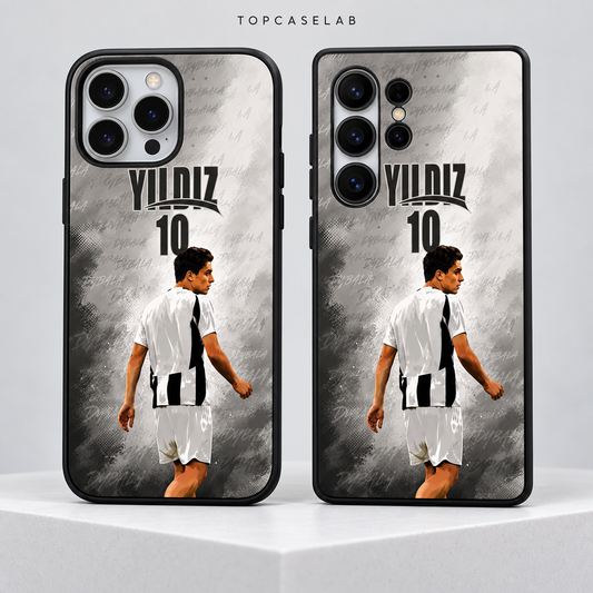 Kenan Yıldız Black & White graffiti black TPU case – main