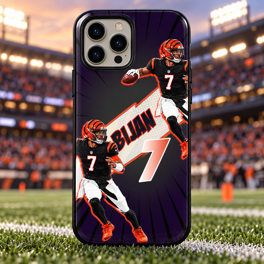 Bijan Robinson graffiti TPU phone case stadium
