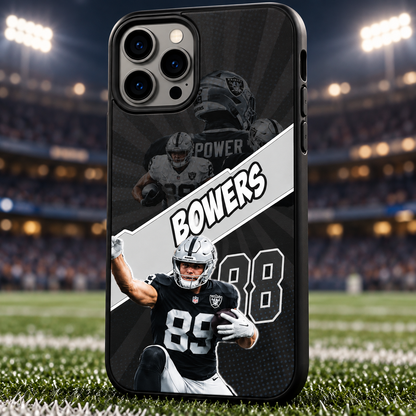 Brock Bowers graffiti TPU phone case stadium