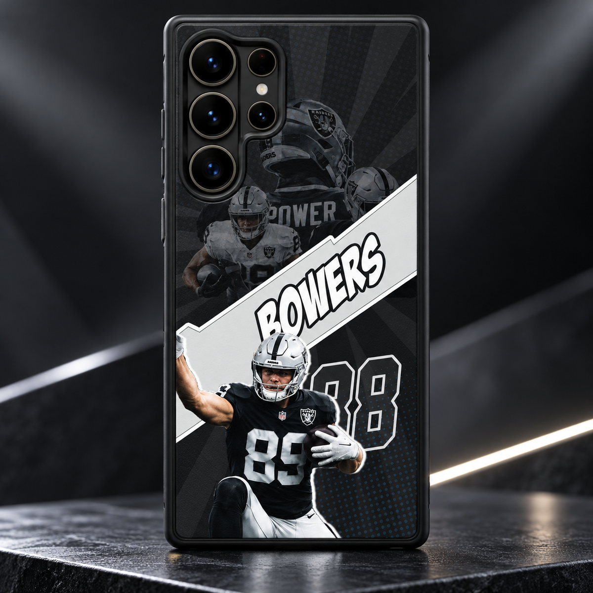 Brock Bowers graffiti TPU phone case Samsung studio