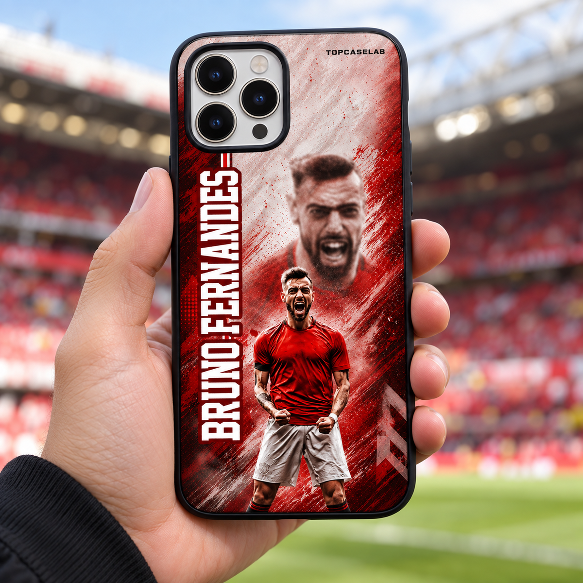 Bruno Fernandes graffiti TPU case lifestyle